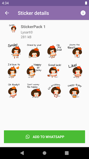 小画家乐乐贴纸 WASticker Screen 2