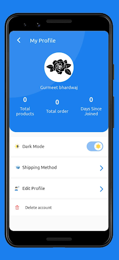 Android application Ur Shop Vendor screenshort