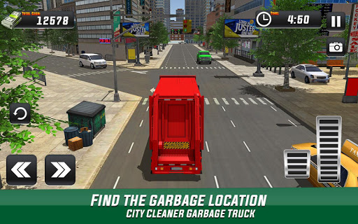 Garbage Truck City Cleaner Truck Driving Games