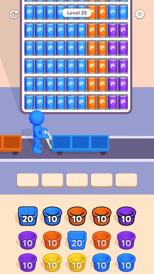 #4. Fridge Jam: Pack & Sort (Android) Tekijänä: CapybaraTeam