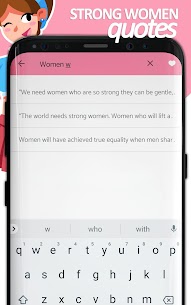Strong women quotes, powerful sayings for girls Apk 4