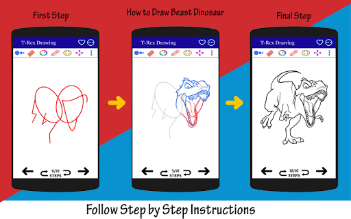 How to Draw Jurassic Dinosaur Screen 3