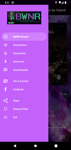 Bandwagon Radio Network Screen 2