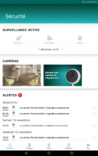 Screenshot of SFR Home