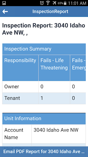 Exam4Inspections Screen 3
