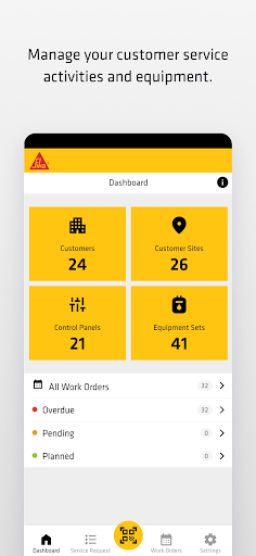 Sika Admixture Service Screen 2