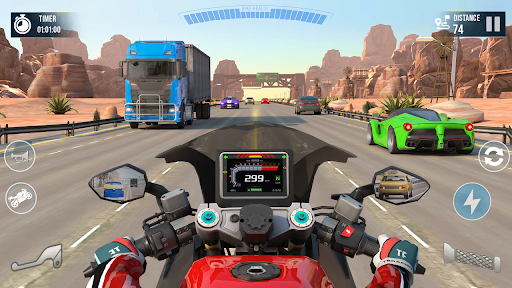Android application Bike Racing 3D: Moto Bike Game screenshort