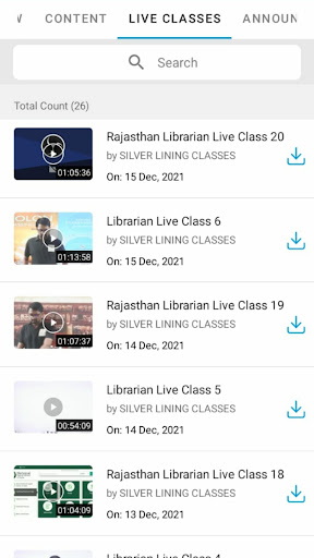 SLC Classes Screen 2
