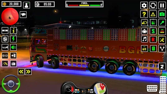 trò chơi lái xe tải chở hàng