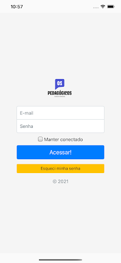 Android application Os Pedagógicos screenshort