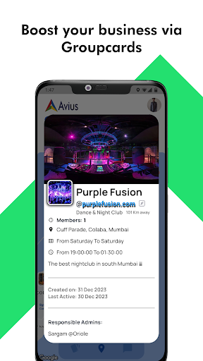 Avius - Social Meets Business Screen 3
