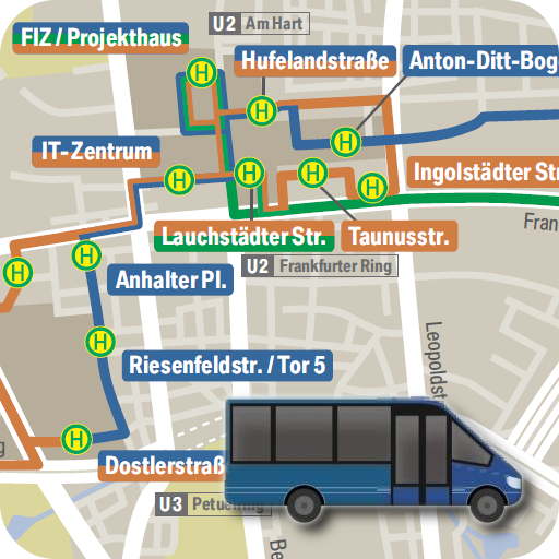 BMW Shuttle Bus Munich  Icon