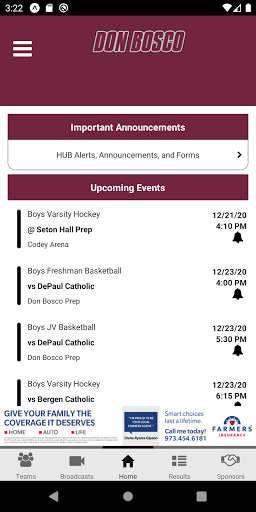 Don Bosco Prep Athletics Screenshot 2 - AppWisp.com