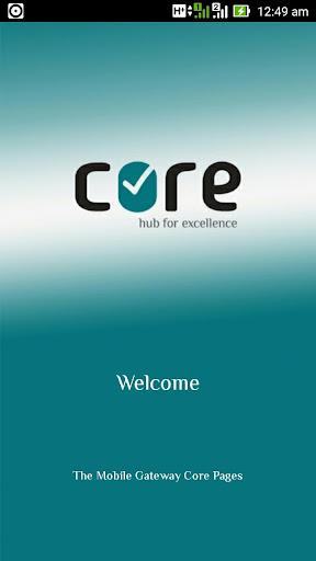 Android application core pages screenshort