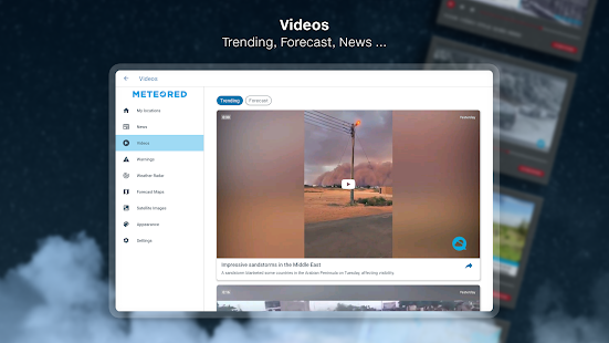 Weather - Meteored Pro News Tangkapan layar