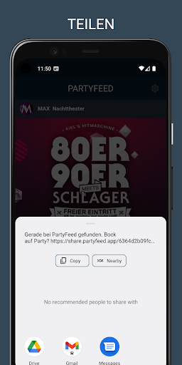 PartyFeed Screen 2