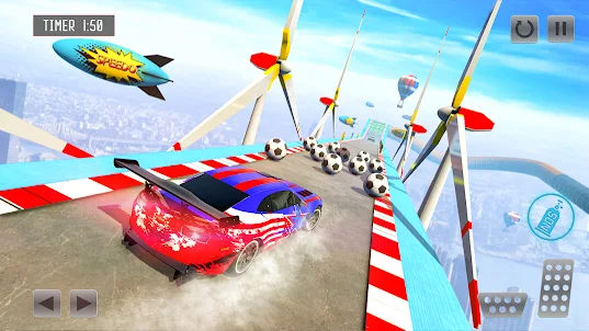 Muscle Car Stunts Simulator - Mega Ramp Car Game