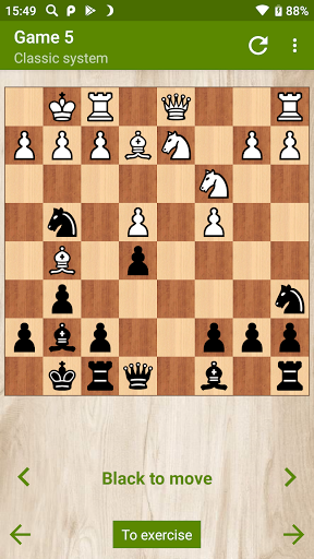 Screenshot of Chess - King's Indian Defense