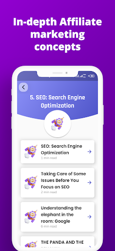 Learn Affiliate Marketing Pro Screen 3