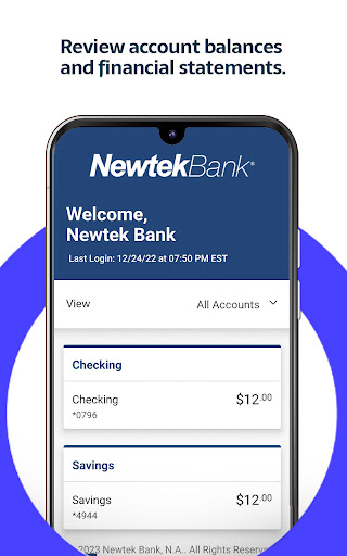 Newtek Mobile Banking Screen 3