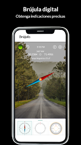 Screenshot 1 Brújula digital aplicación android