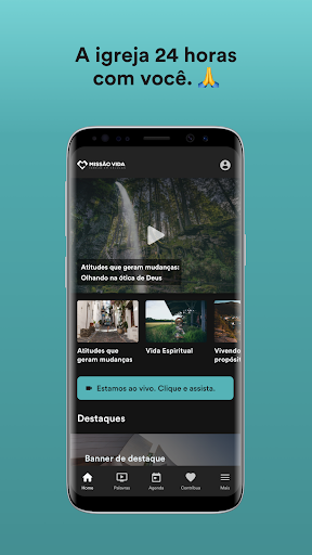 Android application Igreja Missão Vida screenshort