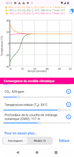 Aperçu de l'application