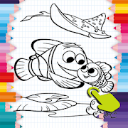 Tap to Color - Coloring Book Clown Fish