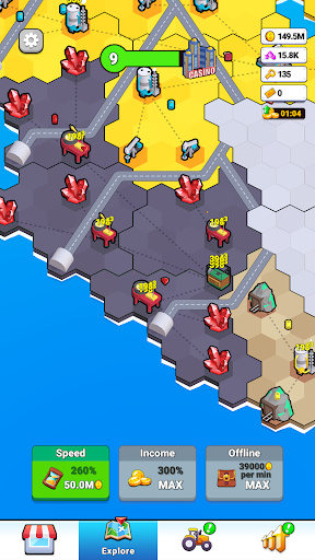 Factory World: Connect Map - Simulation - games