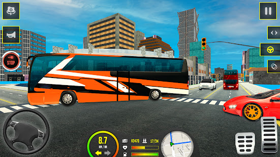 Coach Bus Simulator 3D Games 1.2 APK screenshots 2