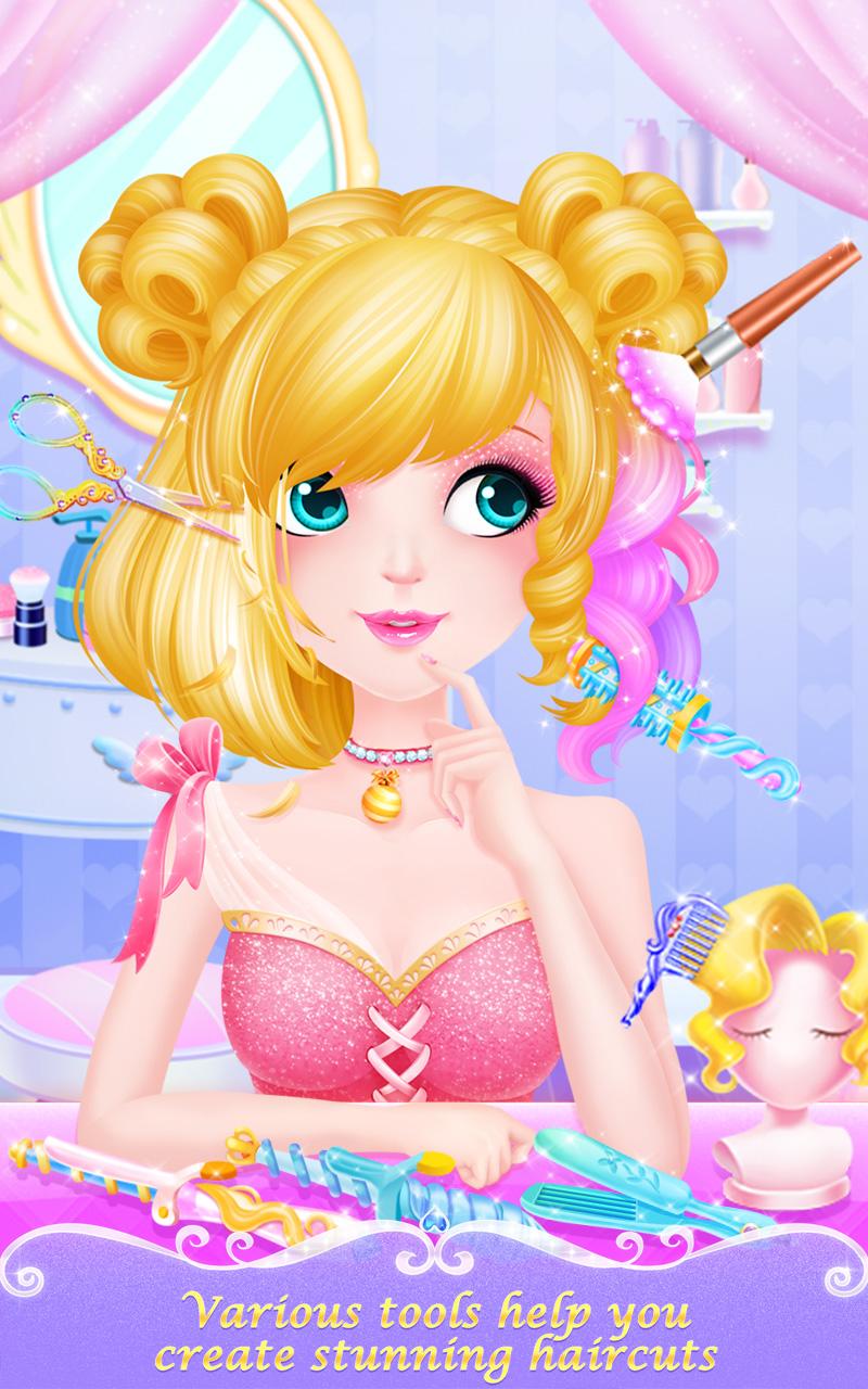 Android application Sweet Princess Hair Salon screenshort