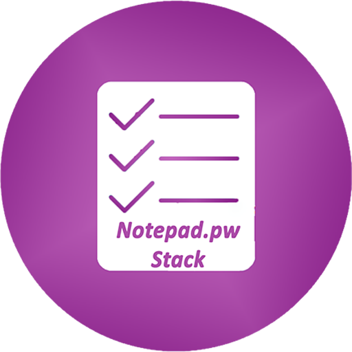 Notepad.pw Stack  Icon