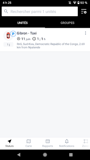 Android application Kuluna Tracker screenshort