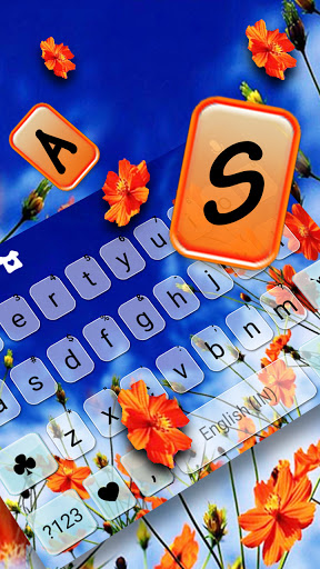Summer Flower Keyboard Backgro Screen 2