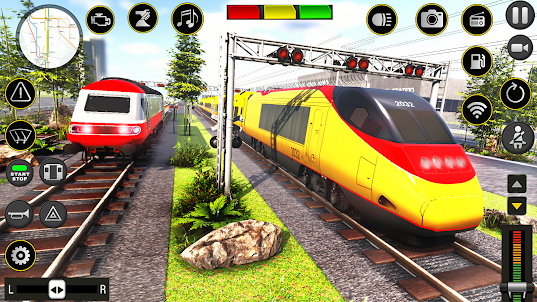 도시 기차 시뮬레이션 기차 게임 3d