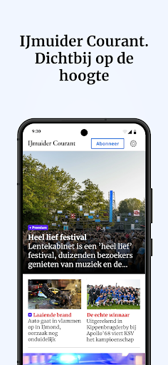 Android application IJmuider Courant screenshort