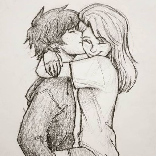 How to draw A Romantic couple for beginners / Awesome ideas for couple  drawing 