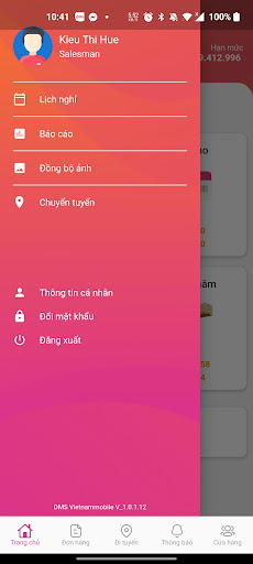 Android application VNM DMS screenshort