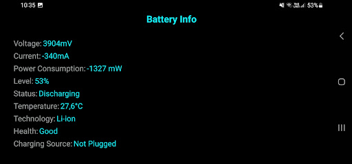 Battery Info Screen 2