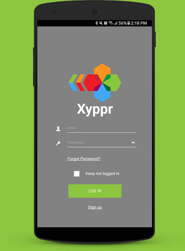 Android application Xyppr screenshort