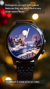 聖誕節動畫錶盤 - Watch Face