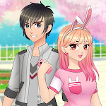 Anime High School Couple - First Date Makeover Apk