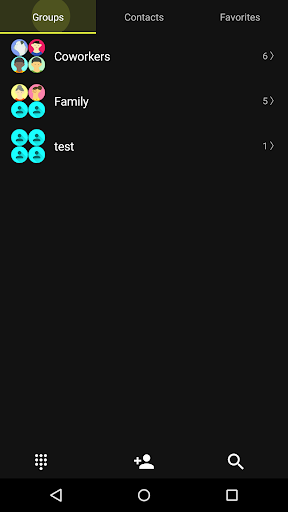 Black POP Theme for ExDialer Screen 3