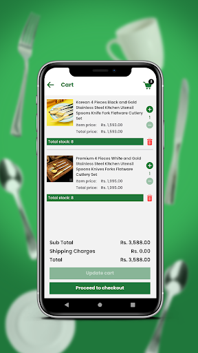 Android application EvaCrock screenshort