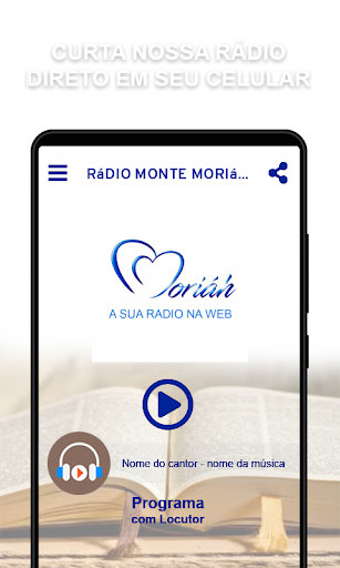 Android application Rádio Monte Moriáh screenshort