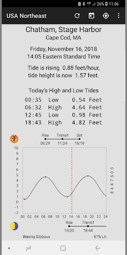Android application Tide Now USA Northeast - Tides screenshort