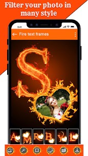 Fire Text Photo Frame New Fire Photo Editor 2021 Apk app for Android 5
