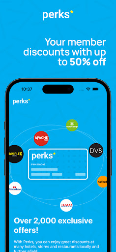Android application Perks screenshort