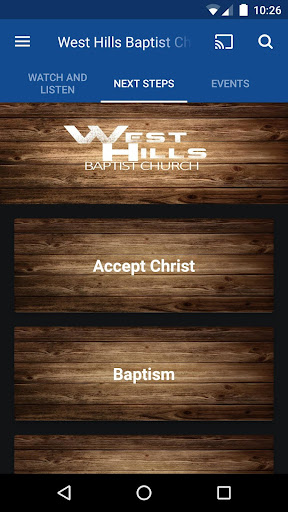 West Hills Baptist Church Screen 2