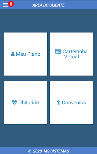 Android application MS Área do Cliente screenshort